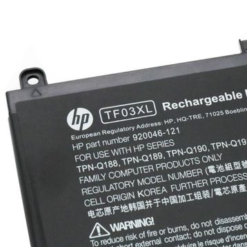 Hp Tpn-q190 Laptop Batarya