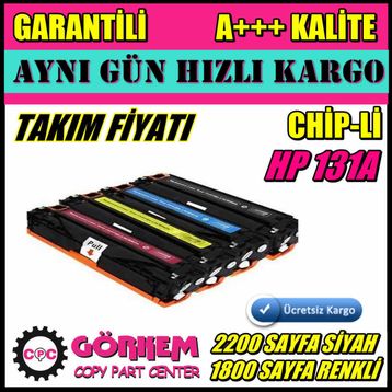 HP U0SL1AM CMY 131A Toner Kartuş