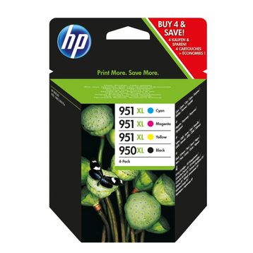 HP Valuepack 950XL-951XL SW Cyan-Magenta-Sarı 825 Sayfa Kapasiteli Mürekkep Kartuşu