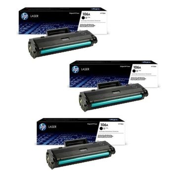 HP W1106A 106A Siyah 3'lü Toner