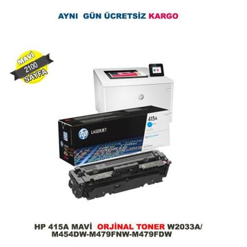 HP W2033A 415A Mavi Toner