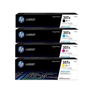 HP W2210A W2211A W2212A W2213A 207A 4'lü Toner Set