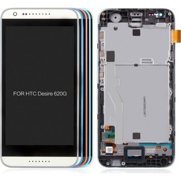 HTC Desire 620G Beyaz Çıtalı Dokunmatik Lcd Ekran