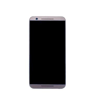 HTC One E9s Beyaz Çıtalı Dokunmatik Lcd Ekran