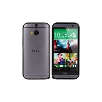 HTC One M8 Siyah Bumper Çerçeve Kılıf