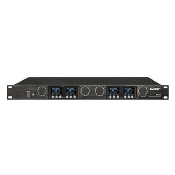 HTDZ HT-640 Receiver 4 Kanal Telsiz Mikrofon Alıcı Ünitesi