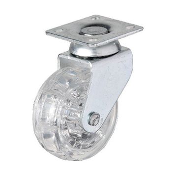 Hts 325 Şeffaf Makaralı Tablalı 50x20 mm 4 Adet Mobilya Tekeri