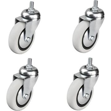 Hts 352 74 mm 3/8 Vidalı Mobilya Tekeri