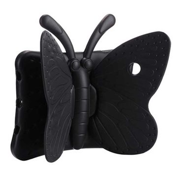 HTstore Apple iPad 10.2 2021 9. Nesil Zore Butterfly Standlı Tablet Siyah Kılıf