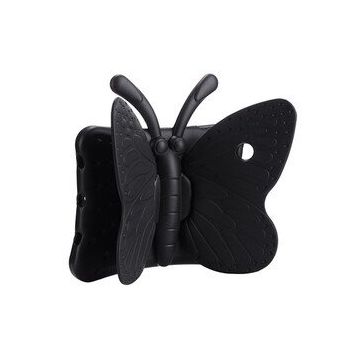 HTstore Apple iPad 10.2 2021 9. Nesil Zore Butterfly Standlı Tablet Siyah Kılıf