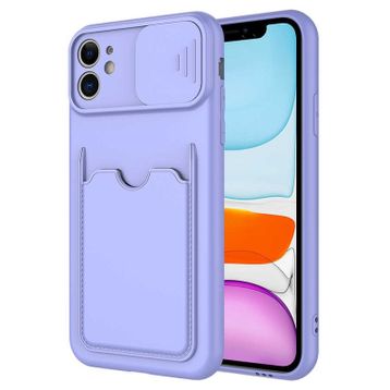 HTstore Apple iPhone 11 ​Zore Kartix Kapak Lila Kılıf