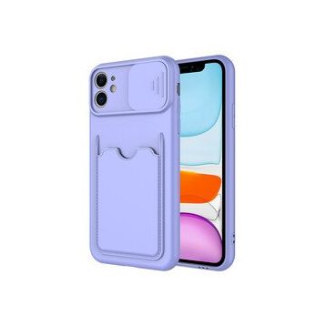 HTstore Apple iPhone 11 ​Zore Kartix Kapak Lila Kılıf