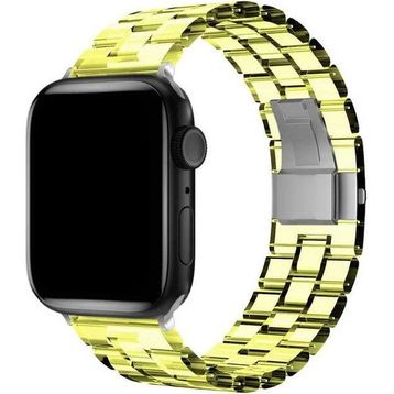 HTstore KRD-33 Sarı Apple Watch 42 mm Kordon