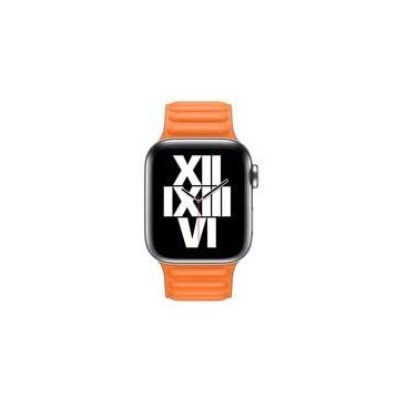HTstore KRD-34 Turuncu Apple Watch 38 mm Deri Kordon