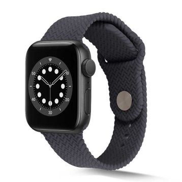 HTstore KRD-37 Gri Silikon Apple Watch 44 mm Kordon