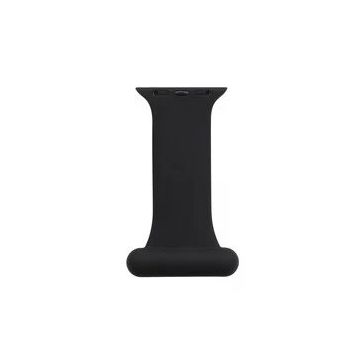 HTstore KRD-44 Siyah Silikon Apple Watch 38 mm Kordon