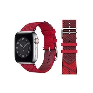 HTstore KRD-51 Hasır Apple Watch 44 mm Kordon