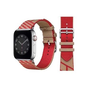 HTstore KRD-51 Hasır Apple Watch 7 41 mm Kordon