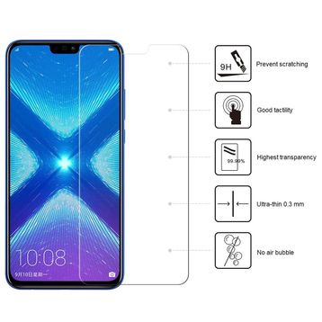 Huawei Honor 8X Temperli Ekran Koruyucu Uyumlu Kırılmaz Cam