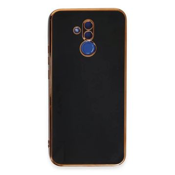 Huawei Mate 20 Lite Volet Silikon Siyah Kılıf