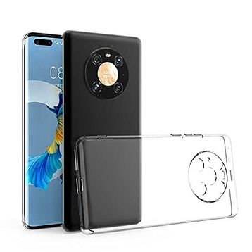 Huawei Mate 40 Pro Şeffaf Silikon Lüx Kılıf
