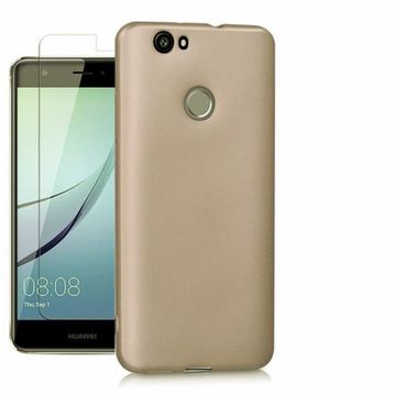 Huawei Nova Mat Silikon Gold Nova Nova Cep Telefonu Kılıfı