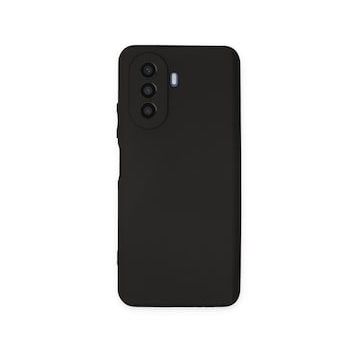 Huawei Nova Y70 First Silikon Siyah Kılıf