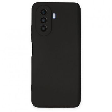 Huawei Nova Y70 First Silikon Siyah Kılıf