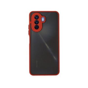 Huawei Nova Y70 Montreal Silikon Kapak Kırmızı Kılıf