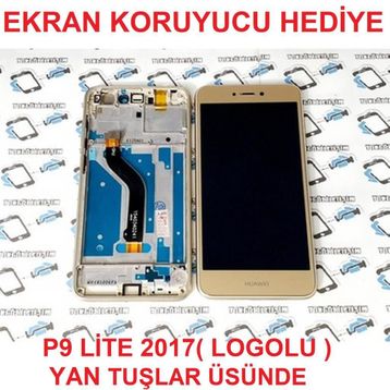 Huawei P9 Lite 2017 Dokunmatik Gold Çıtalı Lcd Ekran