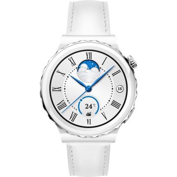 Huawei Watch GT3 Pro 43 mm Seramik Deri Beyaz Akıllı Saat