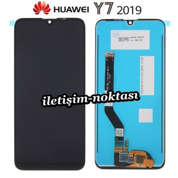 Huawei Y7 2019 Siyah Uyumlu Lcd Ekran