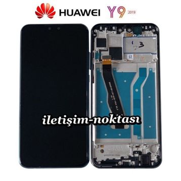 Huawei Y9 2019 Dokunmatik Siyah Çıtalı Lcd Ekran