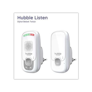 Hubble 50C35137923N1 Listen Dijital Beyaz Bebek Telsizi