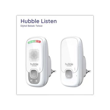 Hubble HBL01 / STD Listen Dijital Beyaz Bebek Telsizi