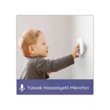 Hubble HBL01 / STD Listen Dijital Beyaz Bebek Telsizi