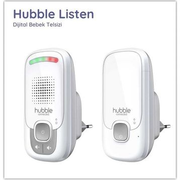 Hubble HBL01 / STD Listen Dijital Beyaz Bebek Telsizi