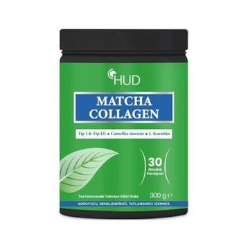 Hud Matcha Collagen 300 gr Toz