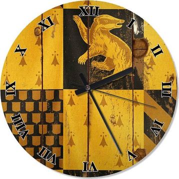 Hufflepuff Harry Potter Analog Duvar Saati