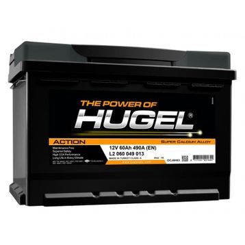 Hugel Action 12V 50Ah 420CCA Akü