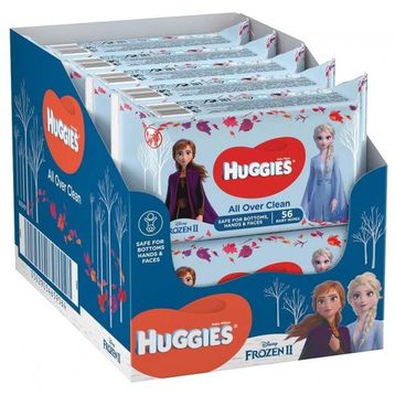 Huggies Bebek 10x56 Adet All Over Clean Islak Mendil