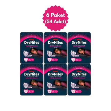 Huggies Drynites 13+ Yaş 48-60 kg 54 Adet Kız Emici Gece Külodu