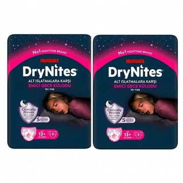 Huggies Drynites Kız 13+ Yaş 18 Adet Gece Külodu
