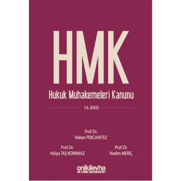 Hukuk Muhakemeleri Kanunu ve İlgili Mevzuat On İki Levha Yayınları