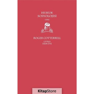 Hukuk Sosyolojisi Roger Cotterrell