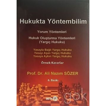 Hukukta Yöntembilim - Ali Nazım Sözer