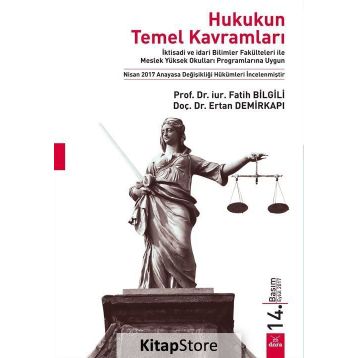 Hukukun Temel Kavramları - Fatih Bilgili Ertan Demirkapı