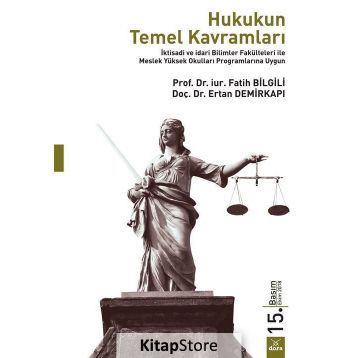 Hukukun Temel Kavramları - Fatih Bilgili Ertan Demirkapı