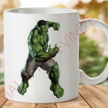 Hulk İki Tarafı Baskılı Kupa