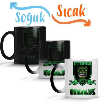Hulk Modelo 6 Sihirli Porselen Kupa